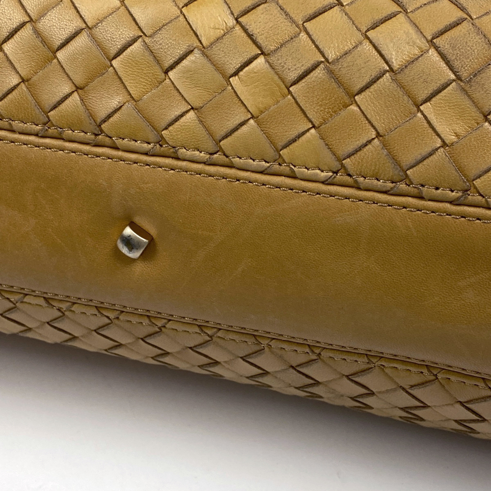 Bottega Veneta Intrecciato Handbag, Braided Leather, Beige, Women's - Picture 3 of 14